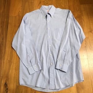 Brooks brothers dress shirt in classic blue color